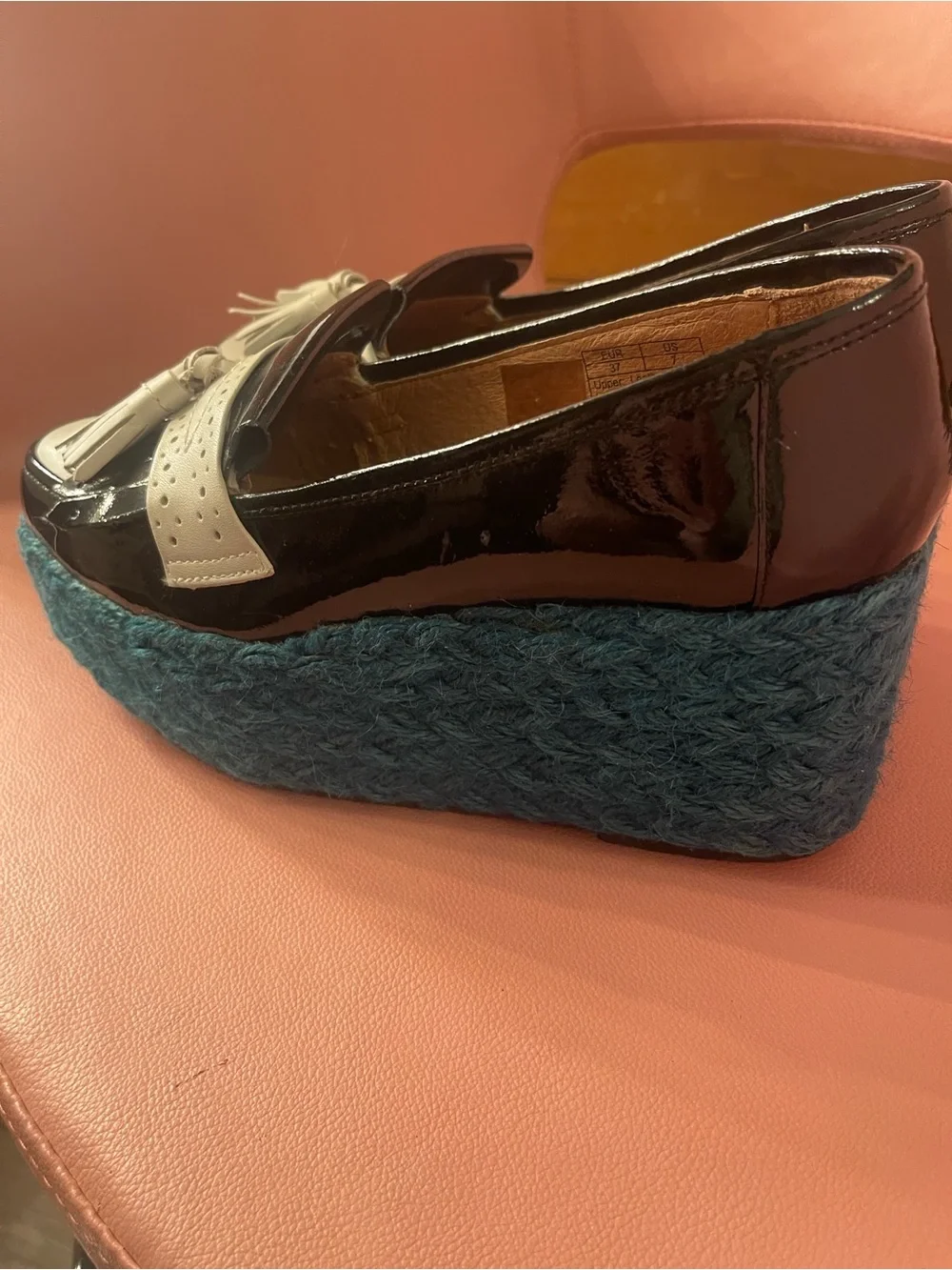 Campbell Jeffrey Campbell Termino platform espadrille loafer Size 7